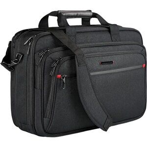 Laptop Briefcase for Men Women, Fits Up to 17.3 Inch Laptop Expandable Premium